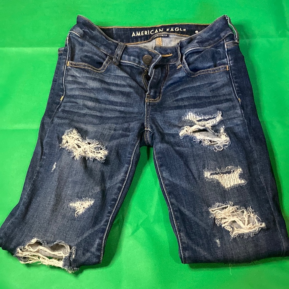 American Eagle skinny ripped Jeggings